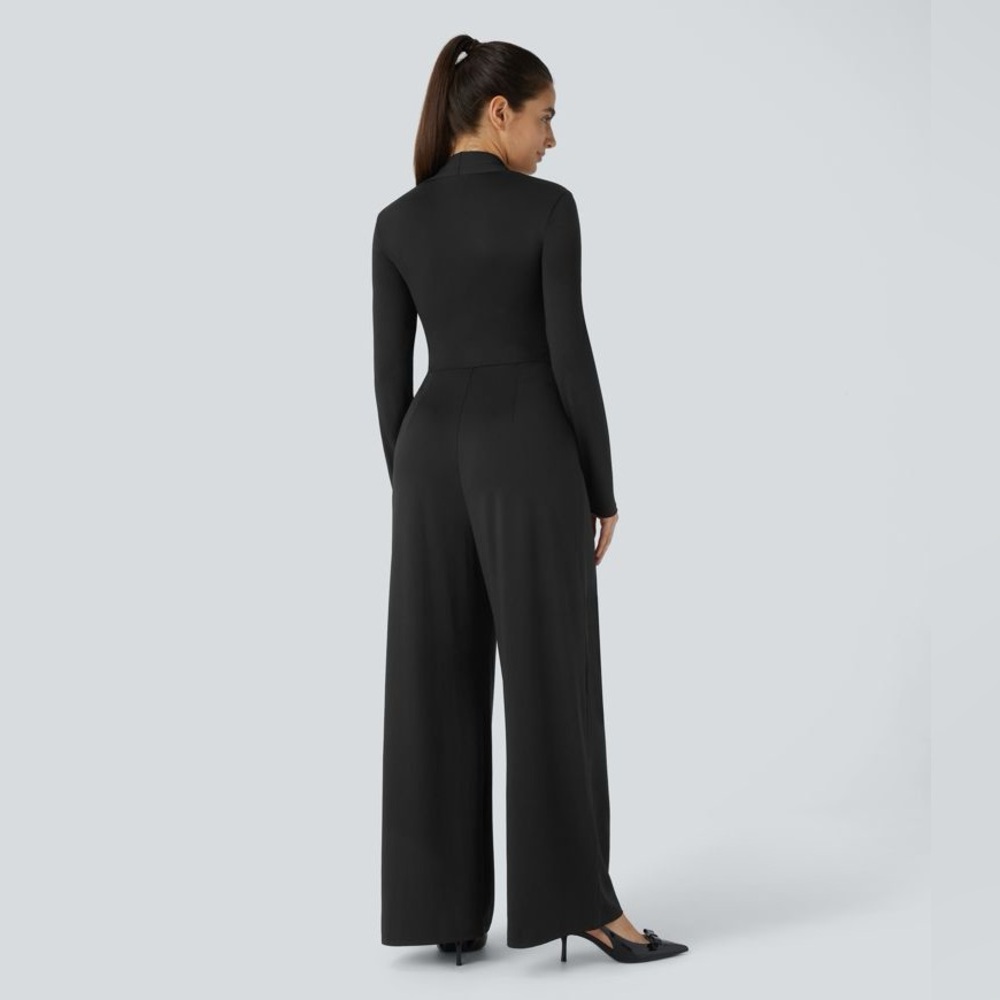 NWT Halara Long Sleeve Wide Leg Jumpsuit S - Picture 2 of 10